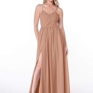 Azazie Cora dress in Champagne Rose size A6